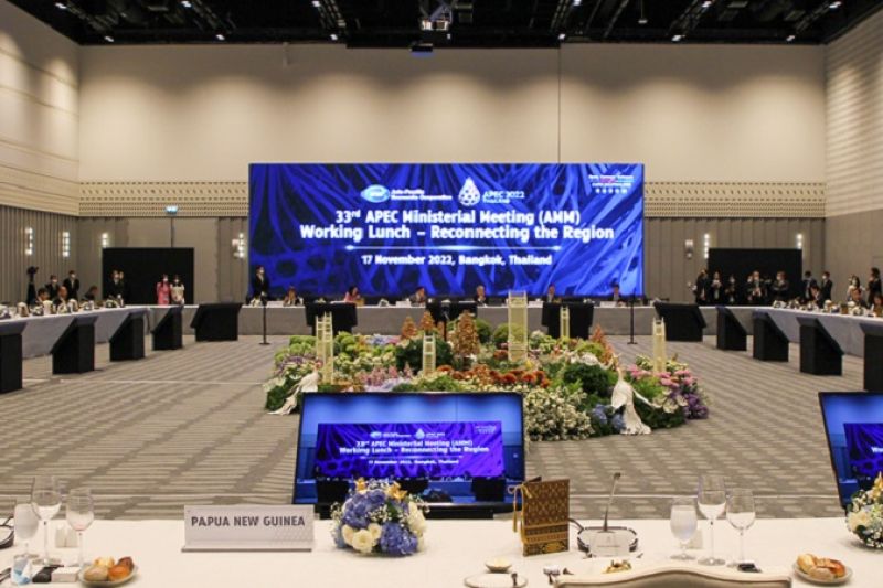 Para Menteri APEC keluarkan pernyataan bersama Para Menteri APEC keluarkan pernyataan bersama