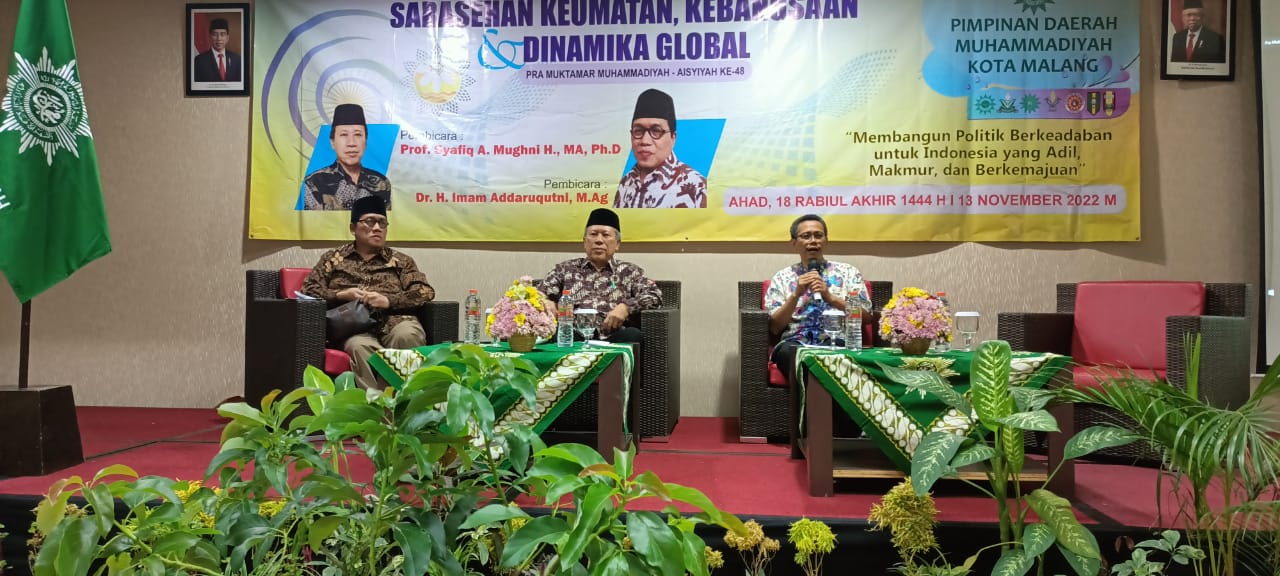 Jelang Muktamar, Muhammadiyah Kota Malang gelar sarasehan Jelang Muktamar, Muhammadiyah Kota Malang gelar sarasehan