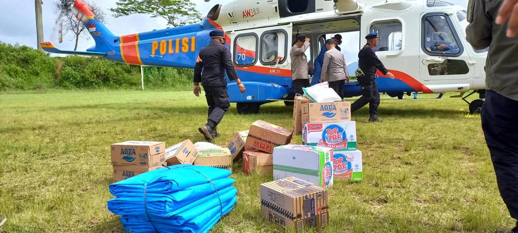 Polri kerahkan helikopter untuk pasok bantuan ke lokasi terisolir gempa Cianjur