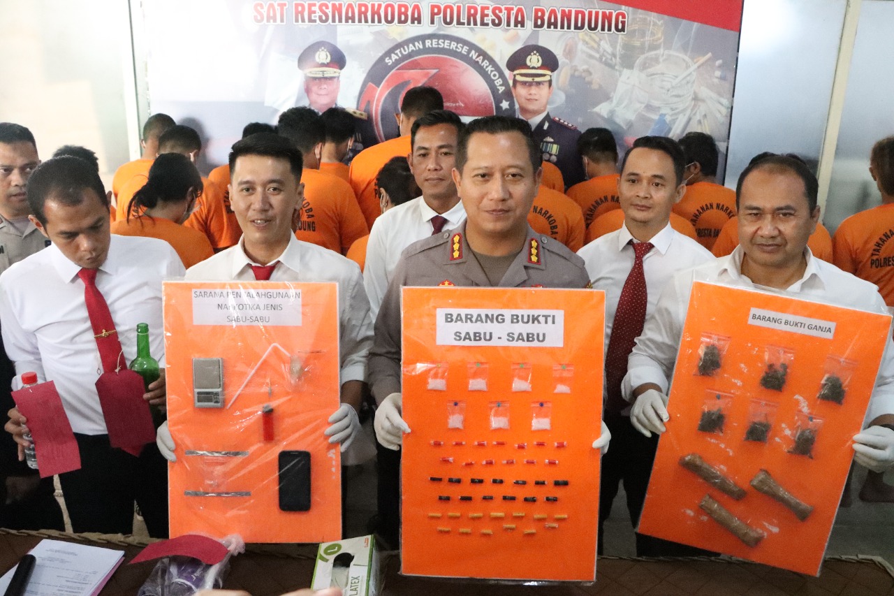 Operasi Antik Lodaya 2022, 25 tersangka kasus narkoba diamankan Operasi Antik Lodaya 2022, 25 tersangka kasus narkoba diamankan