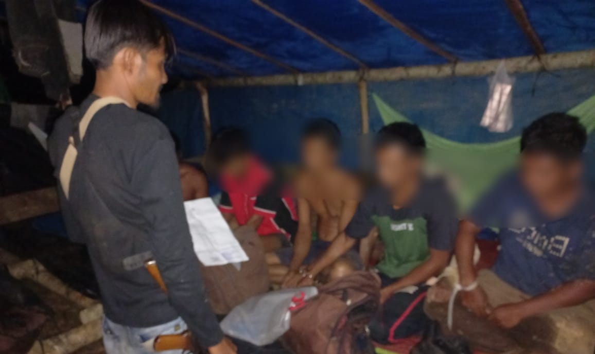Polisi gerebek dua lokasi illegal mining, 12 pelaku dan 2 ekskavator diamankan