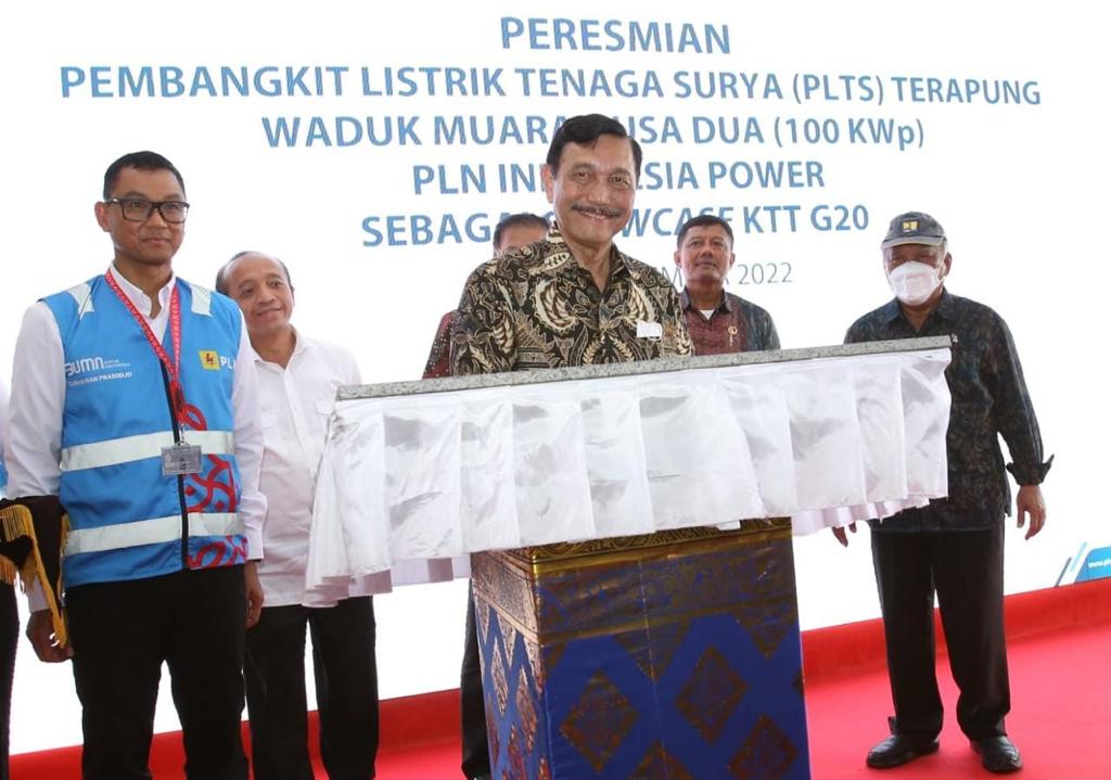 Menko Marves resmikan PLTS PLN di Nusa Dua Bali 