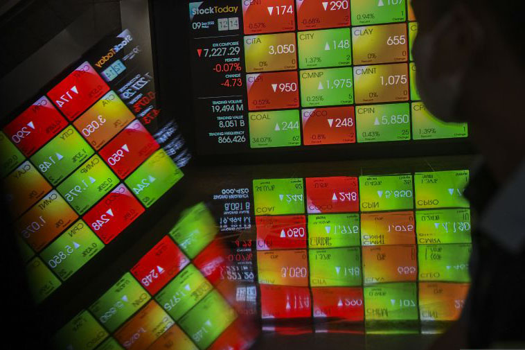 IHSG Selasa dibuka menguat 4,45 poin
