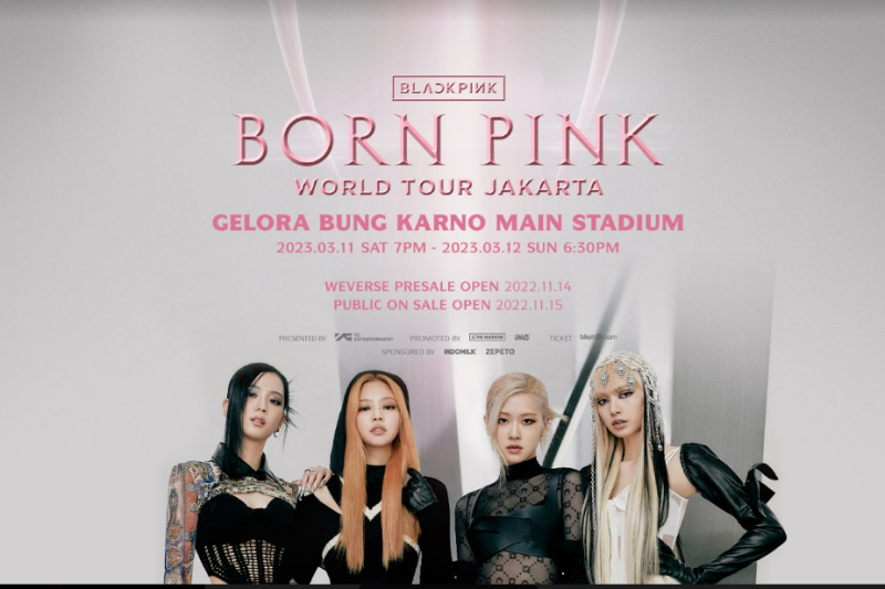 Tiket konser BLACKPINK di Jakarta dijual mulai hari ini Tiket konser BLACKPINK di Jakarta dijual mulai hari ini