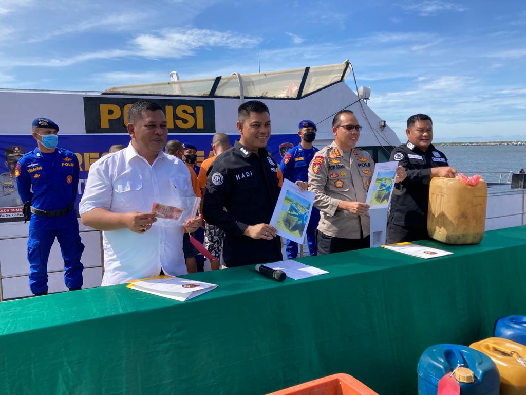Ditpolair Polda Sumut amankan perompak gunakan senjata air softgun