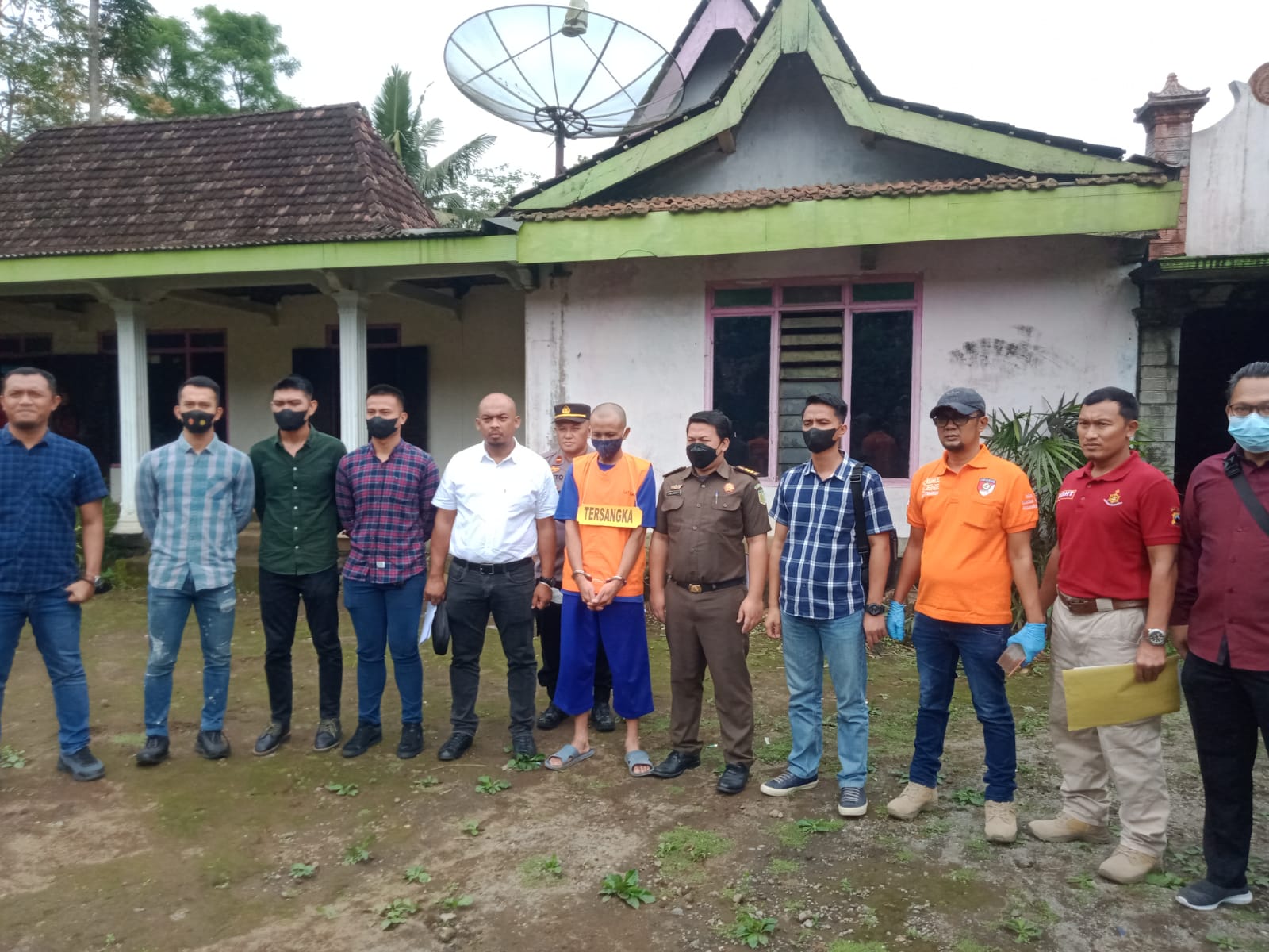 Rekonstruksi pembunuhan istri oleh suami di Boyolali digelar