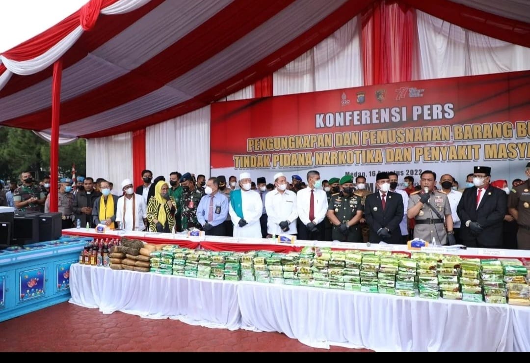 Polda Sumut berhasil tekan kasus peredaran narkoba, ini datanya!