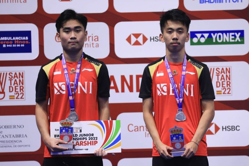 Indonesia harus puas dengan dua perak Kejuaraan Dunia Junior 2022