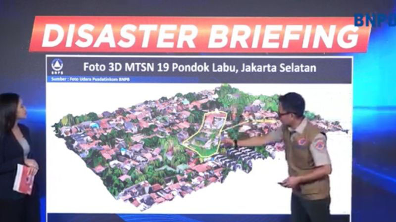 BNPB: Tekanan hidrostatis sebabkan robohnya MTSn 19 Jakarta BNPB: Tekanan hidrostatis sebabkan robohnya MTSn 19 Jakarta
