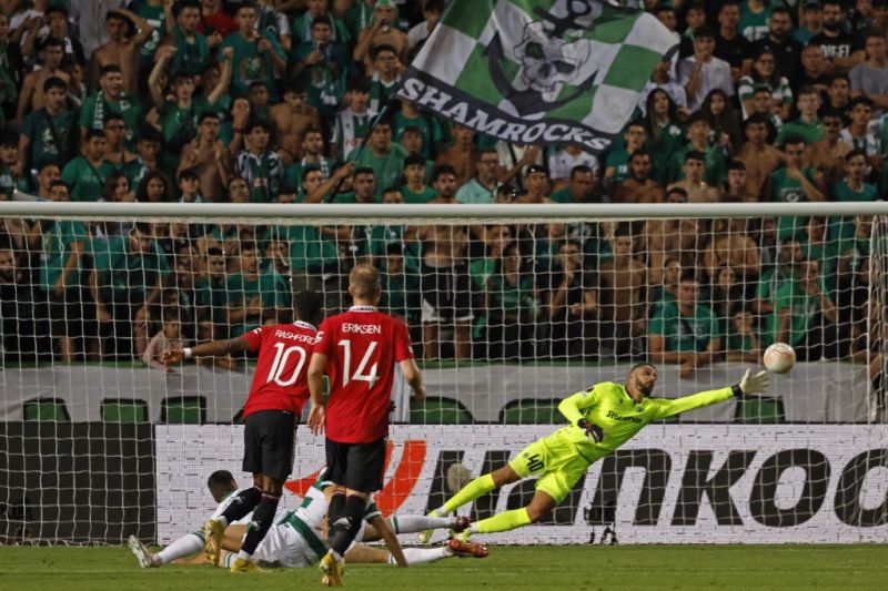 Manchester United menang susah payah 1-0 atas Omonia Nicosia