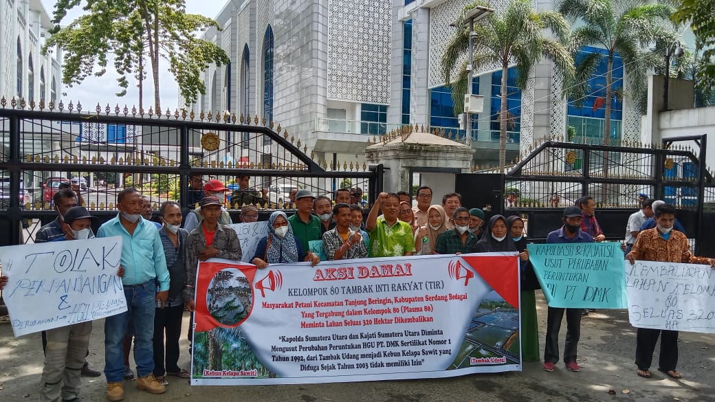 Masyarakat Petani Kelompok 80 minta lahan seluas 320 hektar dikembalikan Masyarakat Petani Kelompok 80 minta lahan seluas 320 hektar dikembalikan