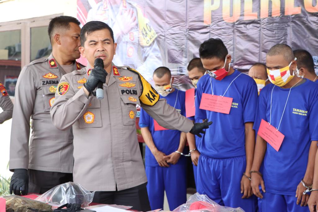 Polresta Tegal Kota ungkap 16 kasus tindak pidana selama Agustus - September 2022 Polresta Tegal Kota ungkap 16 kasus tindak pidana selama Agustus - September 2022