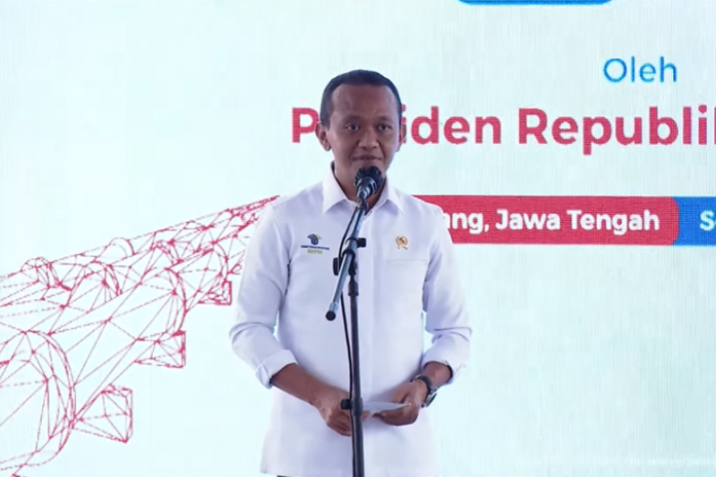 Bahlil: 1.000 hektare lahan KIT Batang tahap kedua laris Bahlil: 1.000 hektare lahan KIT Batang tahap kedua laris