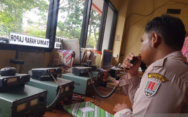 BPBD Kota Semarang pasang lima alat peringatan dini banjir