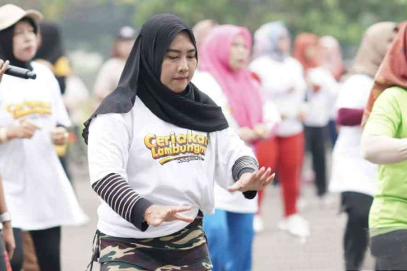 Komunitas senam di Bekasi ikut kampanyekan sehat lambung Komunitas senam di Bekasi ikut kampanyekan sehat lambung