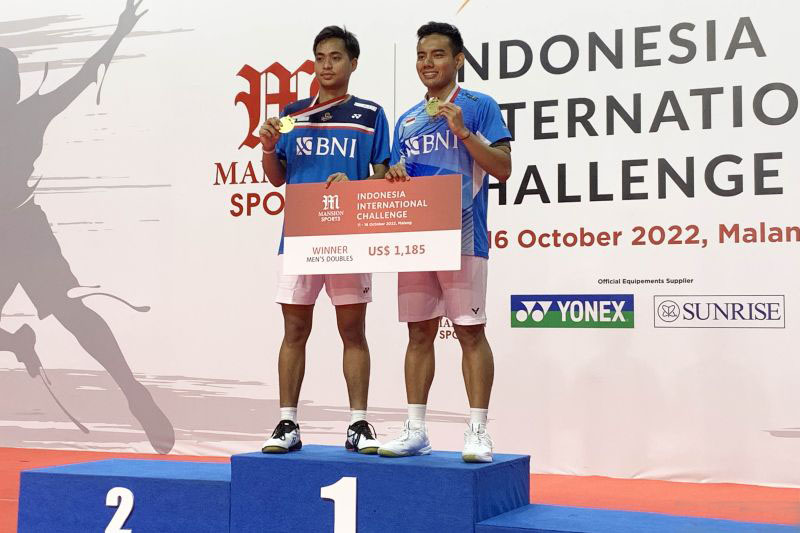 Pramudya/Rahmat juarai IIC 2022 seusai kalahkan pasangan Jepang