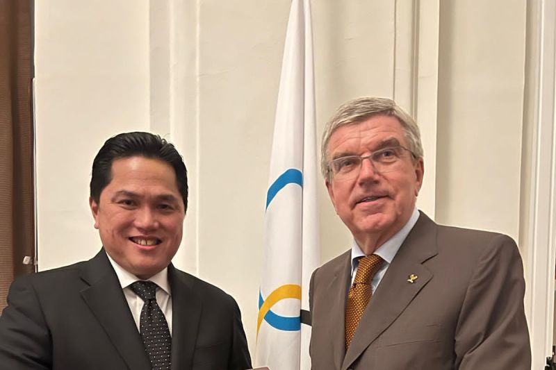 Erick Thohir dan Thomas Bach bahas peran olahraga di tengah isu global Erick Thohir dan Thomas Bach bahas peran olahraga di tengah isu global