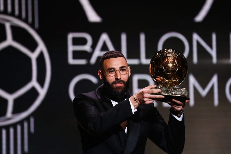 Karim Benzema resmi raih Ballon dOr 2022