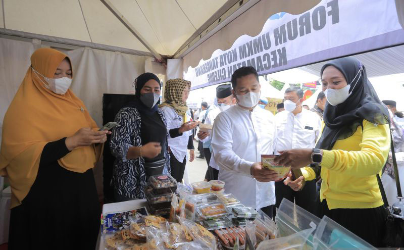 Wali Kota Tangerang: Pengunjung bazar UMKM bisa urus NIB Wali Kota Tangerang: Pengunjung bazar UMKM bisa urus NIB