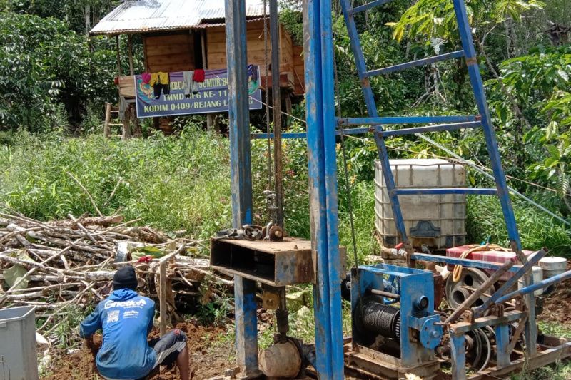 TMMD Kodim Rejang Lebong sediakan sarana air bersih warga