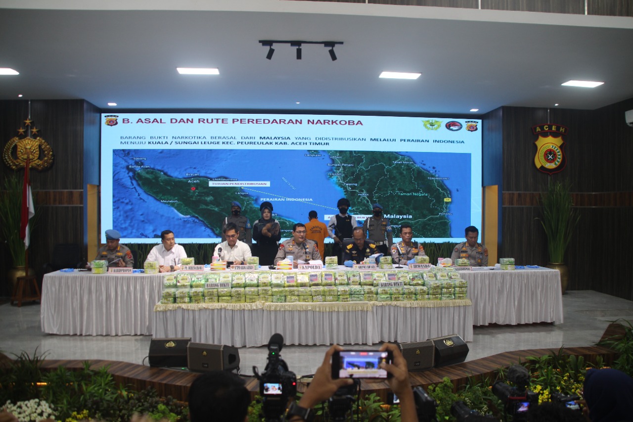 Hentikan peredaran 179 kg narkoba, Kapolda Aceh: 895 ribu generasi muda terselamatkan Hentikan peredaran 179 kg narkoba, Kapolda Aceh: 895 ribu generasi muda terselamatkan
