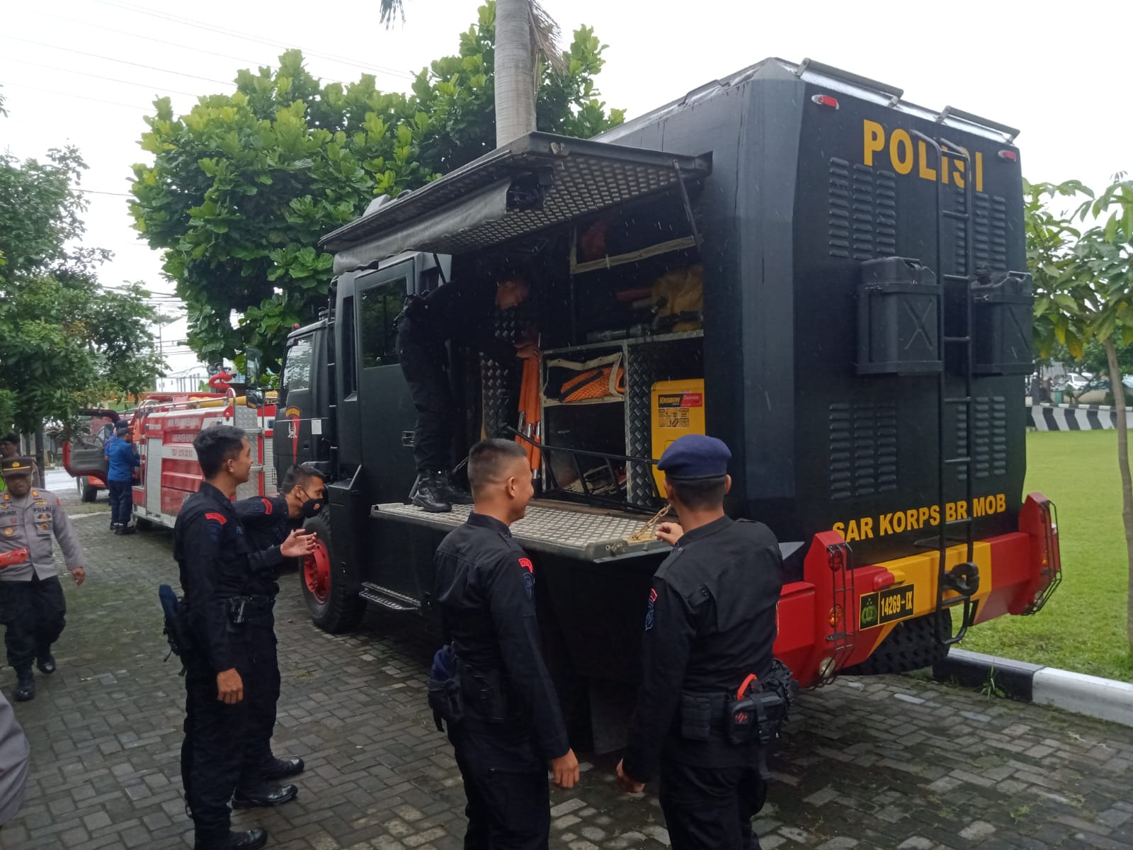 Polres Boyolali gelar apel siaga antisipasi bencana alam Polres Boyolali gelar apel siaga antisipasi bencana alam
