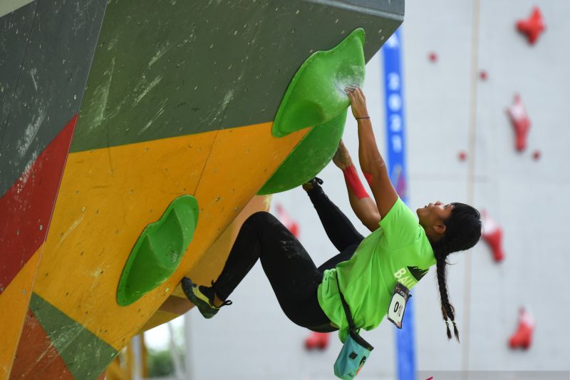 Indonesia kuasai medali speed putri Kejuaraan Asia Panjat Tebing 2022 Indonesia kuasai medali speed putri Kejuaraan Asia Panjat Tebing 2022