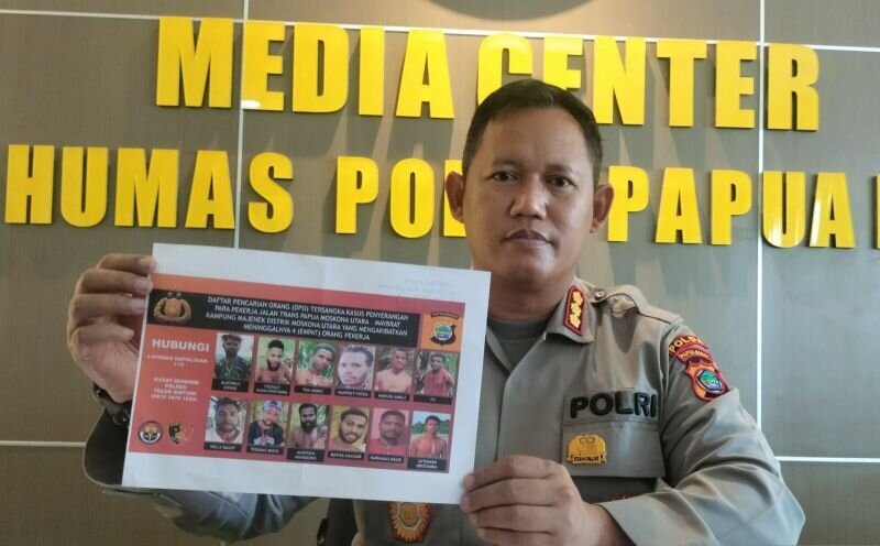 Polisi tetapkan 12 DPO pembunuhan pekerja jalan trans Papua Barat Polisi tetapkan 12 DPO pembunuhan pekerja jalan trans Papua Barat