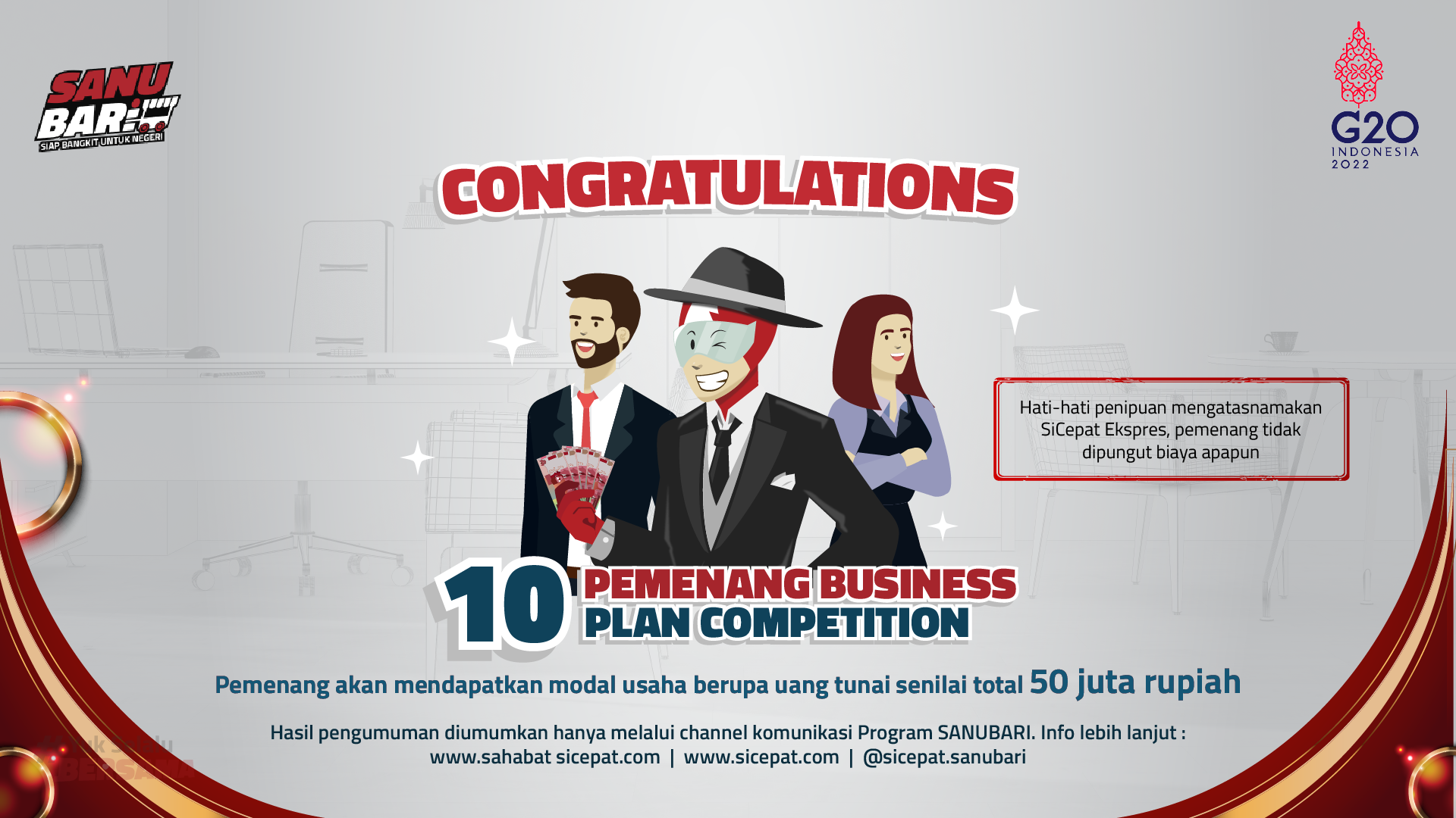 SiCepat stimulasi kreativitas UMKM lewat Sanubari Business Plan Competition 2022