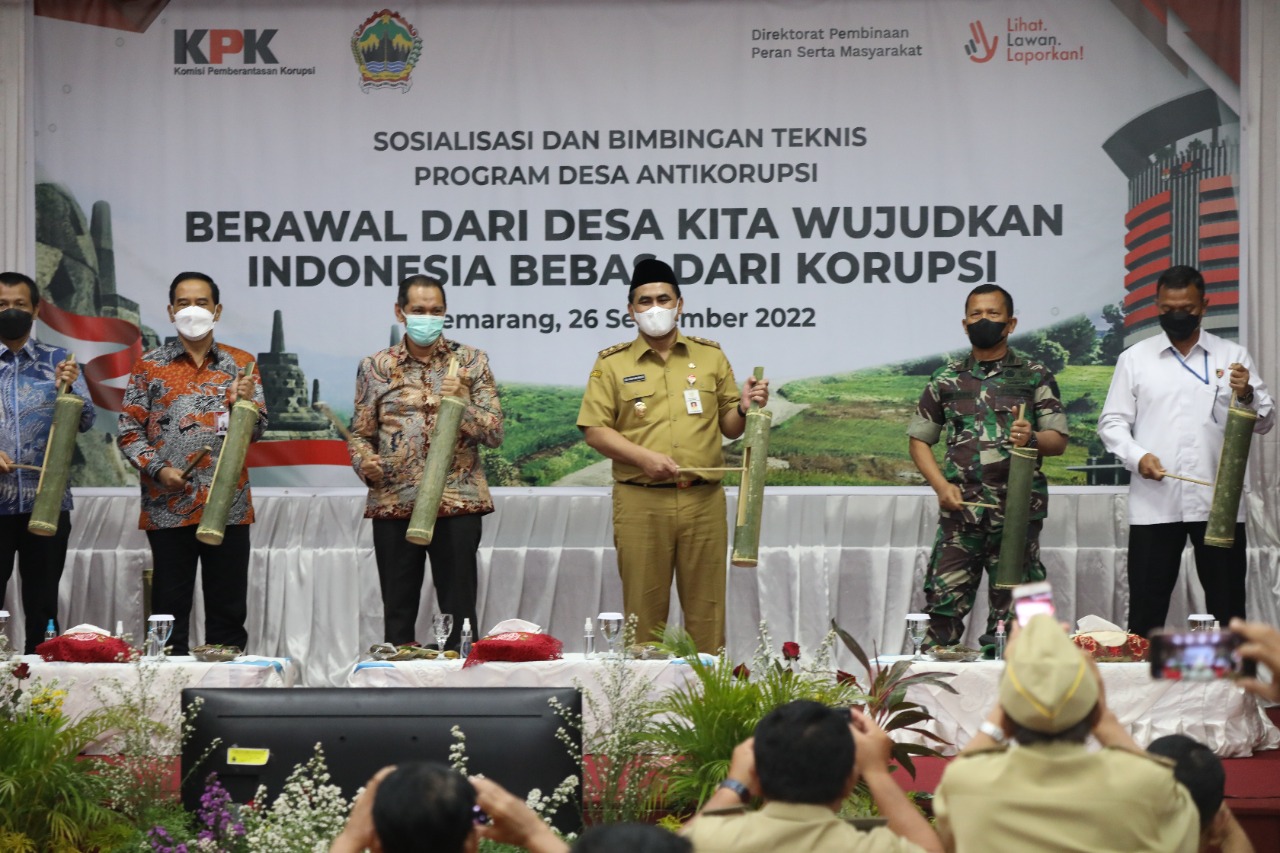 KPK dampingi ribuan kades di Jateng perangi korupsi