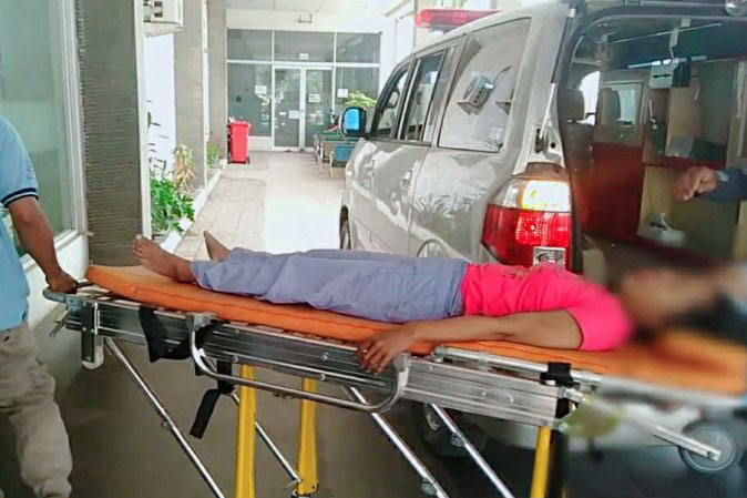 Korban keracunan gas klorin Pindo Deli II berdatangan ke rumah sakit