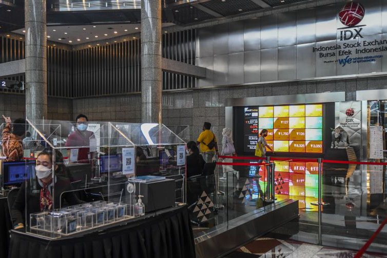 IHSG Senin dibuka melemah 47,95 poin