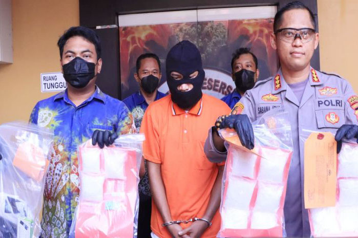 Polresta Banjarmasin ungkap penyimpan 1,3 kilogram sabu-sabu