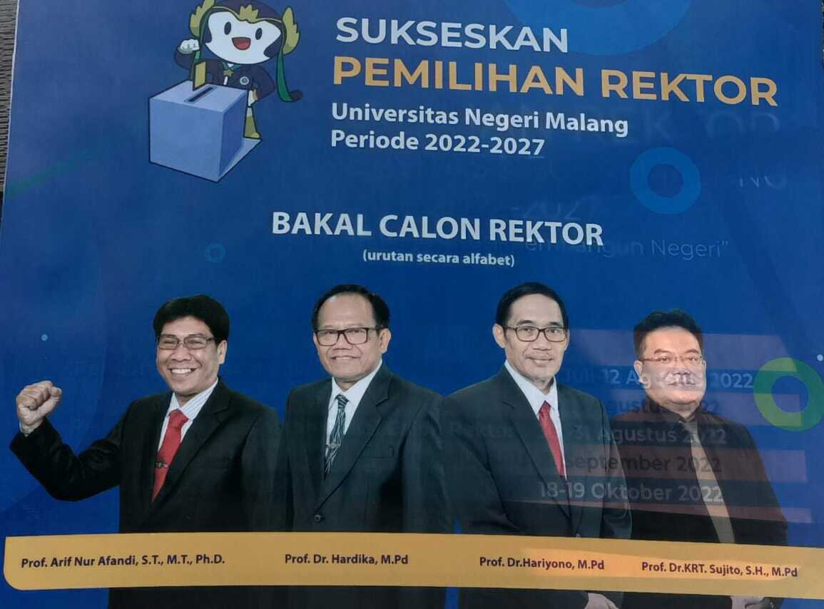 Empat balon rektor UM masuk penjaringan Empat balon rektor UM masuk penjaringan