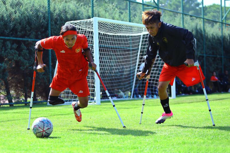Timnas sepak bola amputasi Indonesia awali Piala Dunia lawan Argentina Timnas sepak bola amputasi Indonesia awali Piala Dunia lawan Argentina