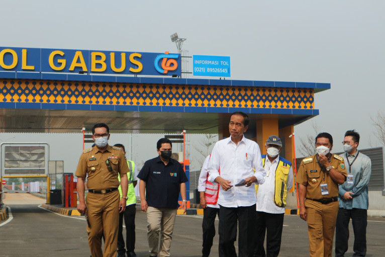 Presiden Jokowi resmikan Tol Cibitung-Cilincing dan Serpong-Balaraja