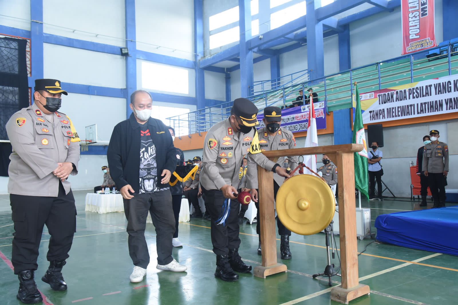 Cetak atlet daerah, Polres Lamongan gelar turnamen pencak silat Cetak atlet daerah, Polres Lamongan gelar turnamen pencak silat