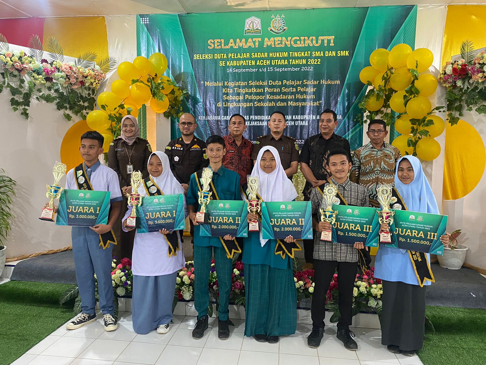 Kejari dan Cabang Dinas Pendidikan Aceh Utara seleksi Duta Pelajar Sadar Hukum 2022 Kejari dan Cabang Dinas Pendidikan Aceh Utara seleksi Duta Pelajar Sadar Hukum 2022