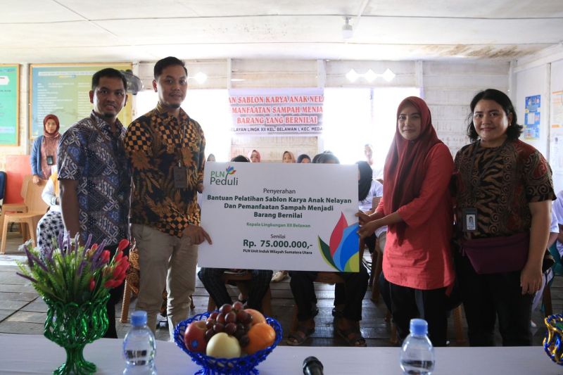 PLN Sumut gelar pelatihan untuk UMKM di Kampung Nelayan Seberang