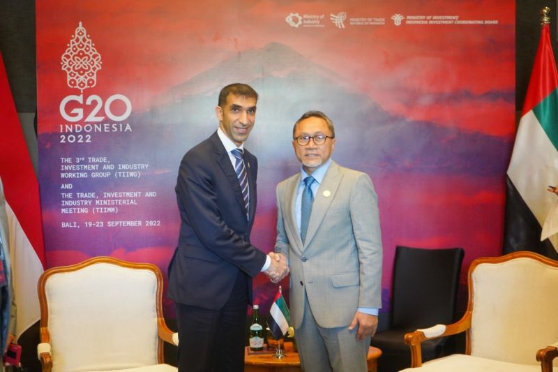 RI-Persatuan Emirat Arab tandatangani kontrak dagang 3,6 juta dolar AS