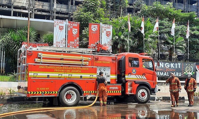 Panel listrik mall Grand Indonesia terbakar