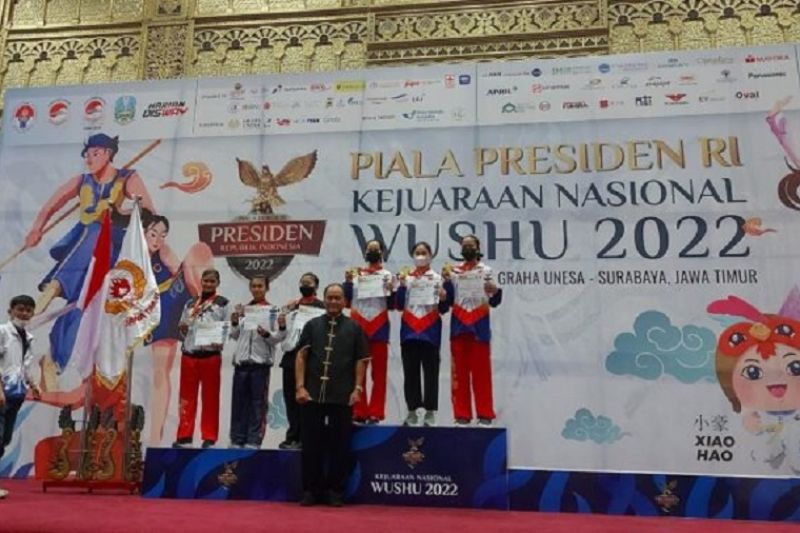 Latihan keras Fatimah Putri berbuah emas Kejurnas Wushu Piala Presiden Latihan keras Fatimah Putri berbuah emas Kejurnas Wushu Piala Presiden