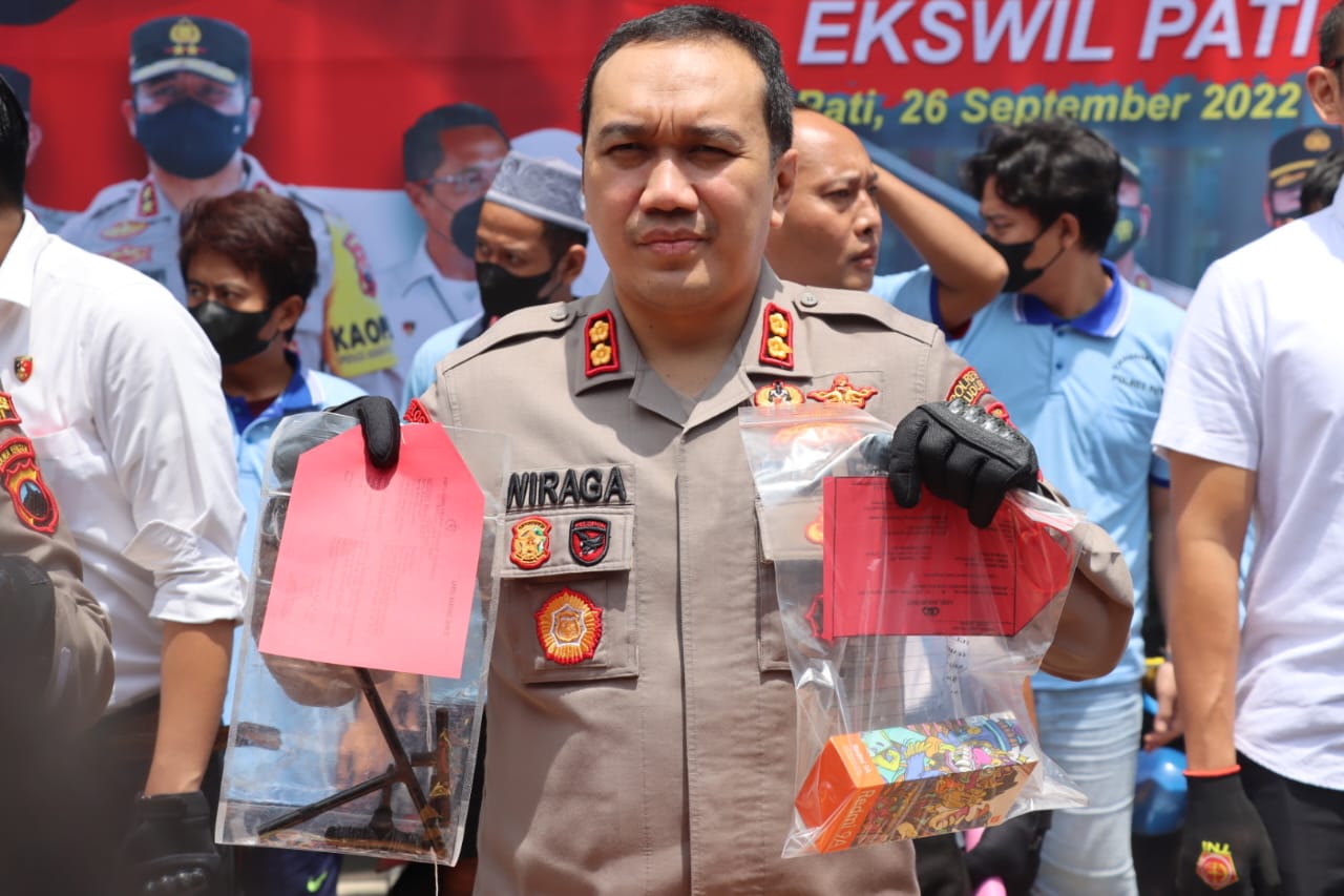 Operasi Sikat Jaran Candi 2022, Polres Kudus amankan pelaku curanmor dan tabung LPG