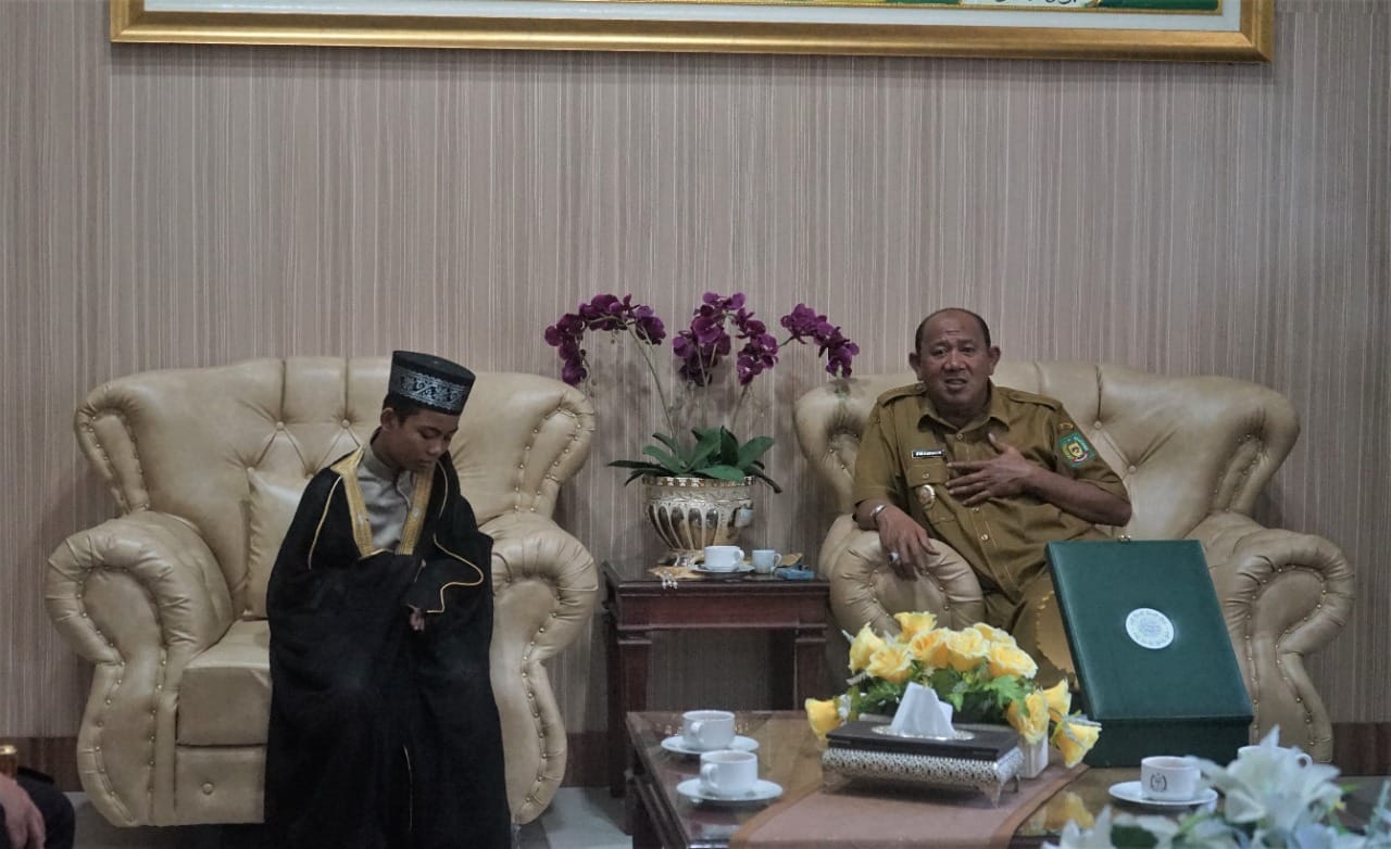 Juara King Abdul Aziz International Holy Quran Contest disambut Plt Bupati Langkat Juara King Abdul Aziz International Holy Quran Contest disambut Plt Bupati Langkat