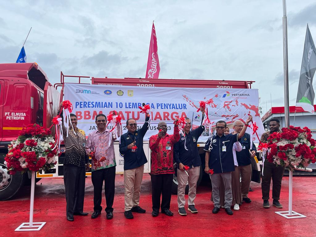 Pertamina Patra Niaga Regional Papua Maluku resmikan 10 titik lembaga penyalur BBM Satu Harga Pertamina Patra Niaga Regional Papua Maluku resmikan 10 titik lembaga penyalur BBM Satu Harga