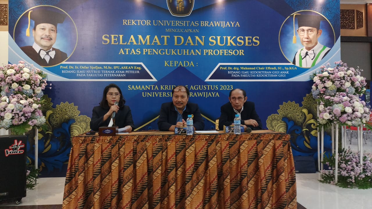 UB kukuhkan dua profesor baru di bulan Agustus UB kukuhkan dua profesor baru di bulan Agustus
