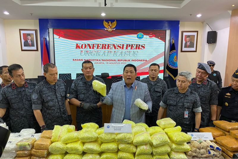 BNN sita 274 kg narkotika dari lima kasus peredaran gelap BNN sita 274 kg narkotika dari lima kasus peredaran gelap