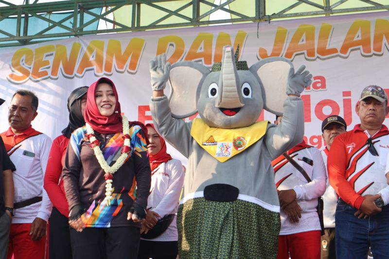 Pemkab Mojokerto kenalkan maskot Porprov Si Mada
