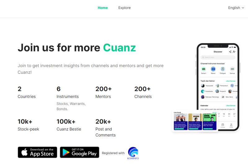 Aplikasi investasi Cuanz ajak mahasiswa pelajari pasar saham Aplikasi investasi Cuanz ajak mahasiswa pelajari pasar saham