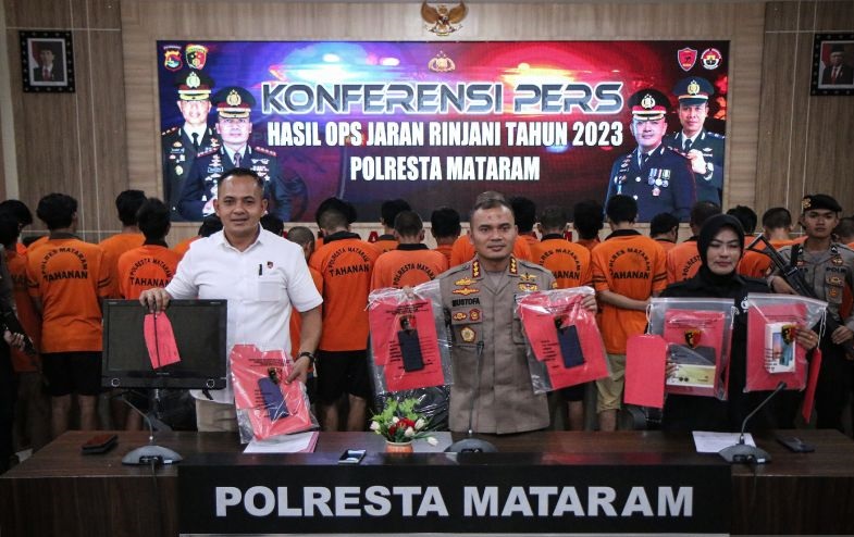 Polresta Mataram tetapkan 88 tersangka dari 80 kasus kejahatan jalanan